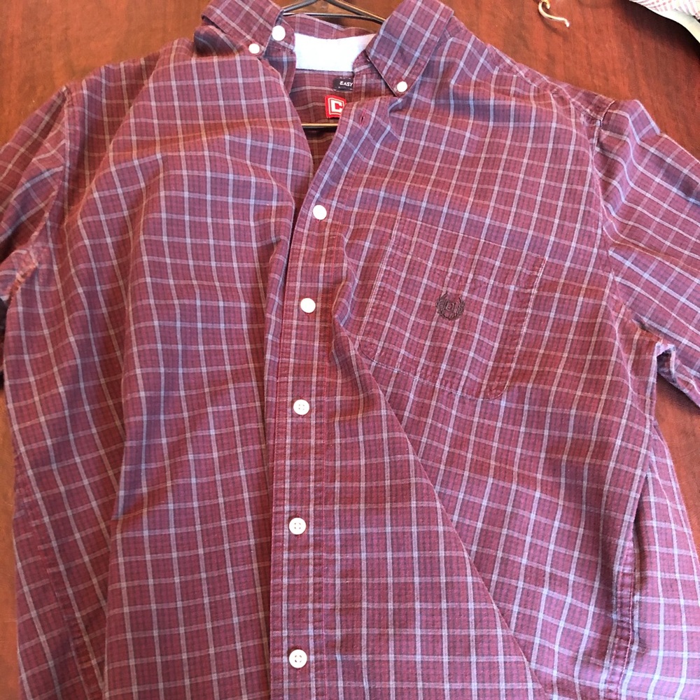 Men’s chaps large button up. “Mint”